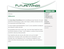 Tablet Screenshot of futurewings.at